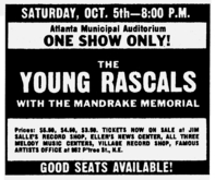 The Rascals / Mandrake Memorial on Oct 5, 1968 [385-small]