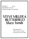Steve Miller Band / Butterfield Blues Band on Sep 5, 1969 [457-small]