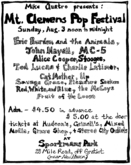 MC5 / The Stooges / Alice Cooper / John Mayall / Country Joe & The Fish / The McCoys / Cat Mother and the All Night Newsboys / Frigid pink / Eric Burdon on Aug 3, 1969 [465-small]