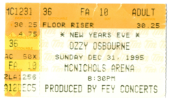 Ozzy Osbourne / Korn / Life Of Agony on Dec 31, 1995 [500-small]