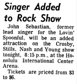 Crosby Stills Nash & Young / John Sebastian on Nov 22, 1969 [580-small]