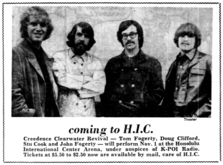 Creedence Clearwater Revival on Nov 1, 1969 [591-small]