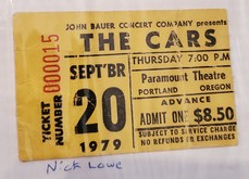 The Cars / Nick Gilder on Sep 20, 1979 [648-small]