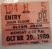 Elton John / Judy Tzuke on Oct 20, 1980 [663-small]