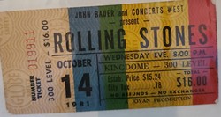 Rolling Stones	 / Greg Kihn	 / J Geils on Oct 14, 1981 [673-small]