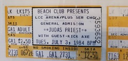 Judas Priest / Kick Axe on Jul 3, 1984 [684-small]