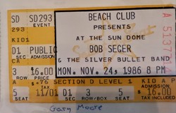 Bob Seger & The Silver Bullet Band / Gary Moore on Nov 24, 1986 [699-small]
