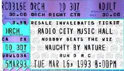 Naughty By Nature / Run-DMC on Mar 16, 1993 [940-small]