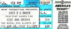 Eric B. & Rakim / Positive K / Nice And Smooth / Red Fox on Apr 18, 1992 [941-small]