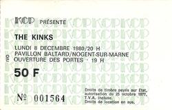The Kinks / Nine Below Zero on Dec 8, 1980 [176-small]