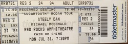 Steely Dan / Michael McDonald - Concert Ticket - July 31, 2006, Steely Dan / Michael McDonald on Jul 31, 2006 [371-small]