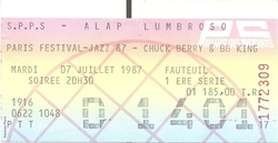 Chuck Berry / B.B. King on Jul 7, 1987 [417-small]