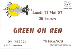 Green On Red on May 11, 1987 [422-small]