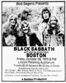 Black Sabbath / Boston on Oct 29, 1976 [443-small]