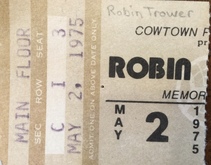 Robin Trower / Thee Image - Concert Ticket - May 2, 1975, Robin Trower / Thee Image on May 2, 1975 [478-small]