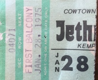 Jethro Tull / Carmen - Concert Ticket - January 28, 1975, Jethro Tull / Carmen on Jan 28, 1975 [482-small]