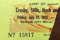 Crosby, Stills, Nash, & Young / Beach Boys / Jesse Colin Young - Concert Ticket - July 19, 1974, Crosby, Stills, Nash & Young / The Beach Boys / Jesse Colin Young on Jul 19, 1974 [492-small]