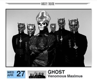 Ghost  / Venomous Maximus on Apr 27, 2016 [659-small]
