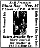 janis joplin / big brother& the holding  company / Richie Havens / John Hammond Jr on Nov 16, 1968 [677-small]