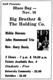 janis joplin / big brother& the holding  company / Richie Havens / John Hammond Jr on Nov 16, 1968 [680-small]