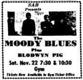 The Moody Blues / Bloodwyn Pig on Nov 22, 1969 [684-small]