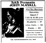John Mayall / Van Morrison on Mar 7, 1970 [722-small]