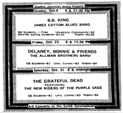 Grateful Dead / New Riders of the Purple Sage on Oct 30, 1970 [730-small]