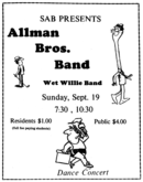 Allman Brothers Band / Wet Willie on Sep 19, 1971 [752-small]