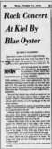 OCT. 10, 1976 ~ CONCERT REVIEW:  To see image larger - click on image; right click and choose View Image;  cursor toggles from +/-, Blue Öyster Cult / Nektar on Oct 10, 1976 [767-small]