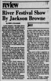 AUG. 17, 1977 ~ CONCERT REVIEW:  To see image larger - click on image; right click and choose View Image;  cursor toggles from +/-, Jackson Browne on Aug 17, 1977 [774-small]