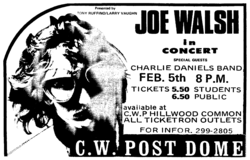Joe Walsh / The Charlie Daniels Band on Feb 5, 1975 [799-small]