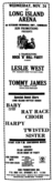 Leslie West / Tommy James / Twisted Sister on Nov 24, 1976 [888-small]