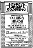 Talking Heads / Pearl Harbor & The Explosions on Nov 15, 1979 [899-small]