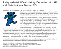 DEC. 14, 1990 ~~ CONCERT REVIEW: To see image larger - click on image; right click and choose View Image; cursor toggles from +/-, Grateful Dead on Dec 14, 1990 [466-small]