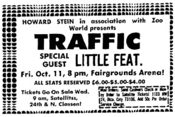 Traffic / Little Feat on Oct 11, 1974 [535-small]