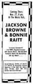 Jackson Browne / Bonnie Raitt on Nov 21, 1974 [573-small]