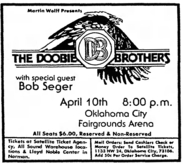 The Doobie Brothers / Bob Seger & The Silver Bullet Band on Apr 10, 1976 [621-small]