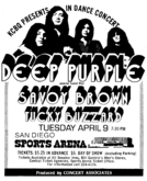 Deep Purple / savoy brown / Tucky Buzzard on Apr 9, 1974 [770-small]