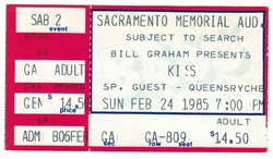 KISS / Queensrÿche on Feb 24, 1985 [771-small]