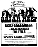 Uriah Heep / Rory Gallagher / Manfred Mann's Earth Band on Feb 8, 1974 [778-small]