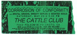 Corrosion Of Conformity / Brutal Groove / Sweaty Nipples / Sedated Souls on May 23, 1992 [910-small]