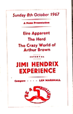 Jimi Hendrix / Crazy World of Arthur Brown / Johns Children / Crying Shames on Oct 8, 1967 [911-small]