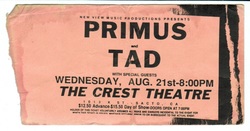 Primus / TAD on Aug 21, 1991 [917-small]