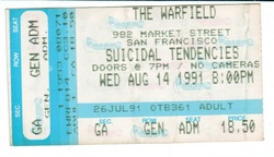 Suicidal Tendencies on Jul 14, 1991 [919-small]