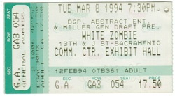 White Zombie / Prong on Mar 8, 1994 [932-small]