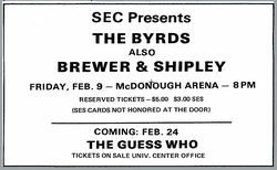 The Byrds / Brewer & Shipley on Feb 9, 1973 [952-small]