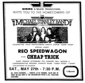 Michael Stanley Band / REO Speedwagon / Cheap Trick on May 27, 1978 [029-small]