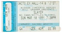 Slayer / Testament on Mar 10, 1991 [063-small]