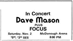 Dave Mason / Focus on Nov 2, 1974 [088-small]