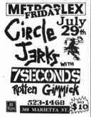 The Circle Jerks / 7 Seconds / Rotten Gimmick on Jul 29, 1988 [299-small]